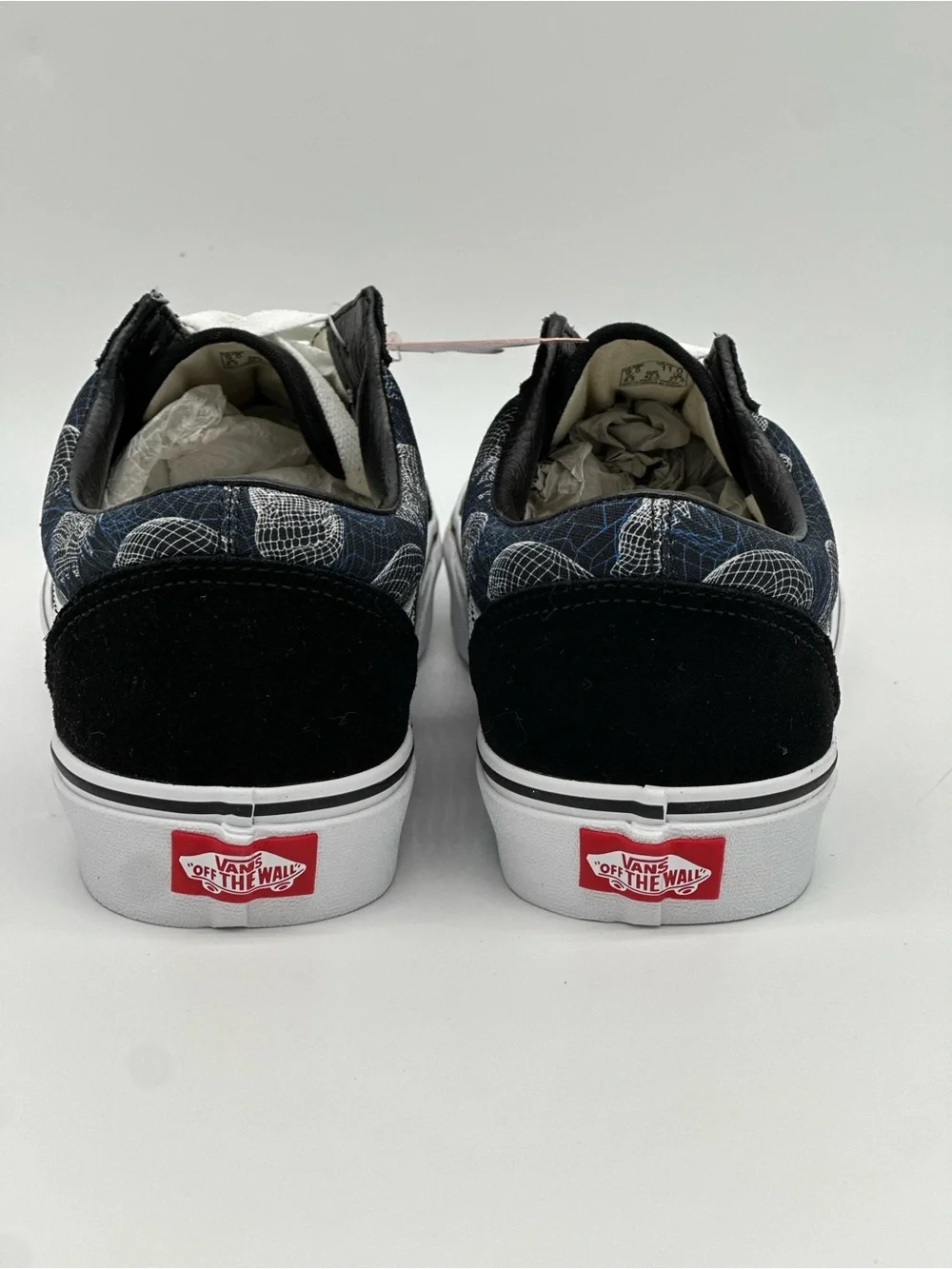 Vans Black & Navy Old Skool with White Stripe